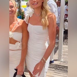 Maygel coronel white dress worn 1x